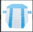 SMART-FOLD* H650 - Sterilization Wrap White / Blue 40 X 47 Inch Dual Layer SMS Polypropylene Steam / EO Gas / Hydrogen Peroxide - 14271