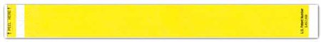 Short Stay Tabless - Identification Wristband with Shield Write On Band Adhesive Closure Without Legend - 3010-14-PDR