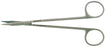 BR Surgical - Dissecting Scissors Reynolds-Jamison 7 Inch Length Surgical Grade Stainless Steel NonSterile Finger Ring Handle Curved Blunt Tip / Blunt Tip - BR08-32118