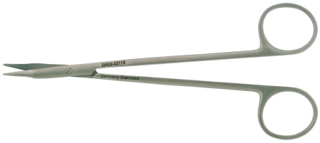 BR Surgical - Dissecting Scissors Reynolds-Jamison 7 Inch Length Surgical Grade Stainless Steel NonSterile Finger Ring Handle Curved Blunt Tip / Blunt Tip - BR08-32118