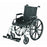Merits Health Products Wheelchair Deluxe Sequoia Dual Axle Desk Length Arm Flip Back / Padded Arm Style 8 Inch Front Casters / 24 Inch Rear Wheels Black Upholstery 16 Inch Seat Width 250 Lbs. Weight Capacity - L223-NMDIMU
