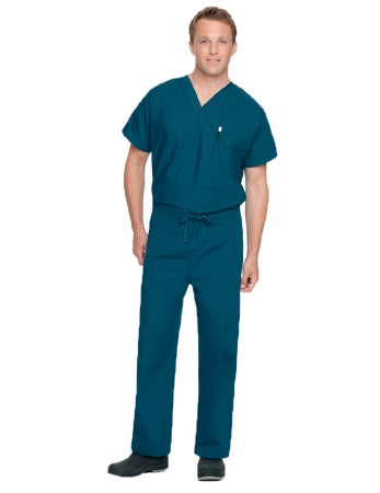 Landau Uniforms - Scrub Pants Reversible 2X-Large Caribbean Blue Unisex - 7602CBPXXL