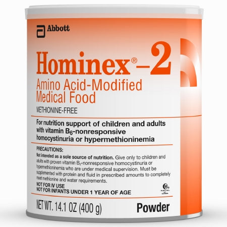 Abbott Nutrition Hominex-2 Amino Acid Modified Oral Supplement Unflavored 14.1 oz. Can Powder - 51118
