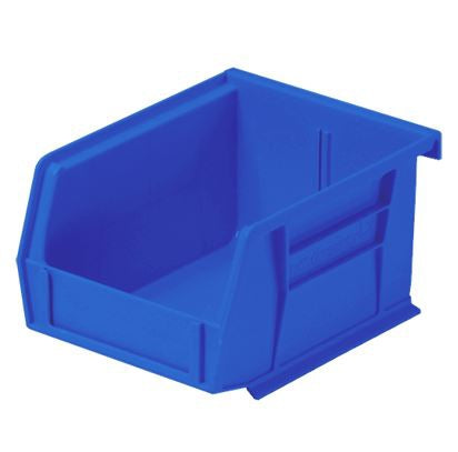 Health Care Logistics HCL Super Tough Storage Bin Blue Industrial Grade Polymers 3 X 4-1/8 X 5-3/8 Inch - 1400B