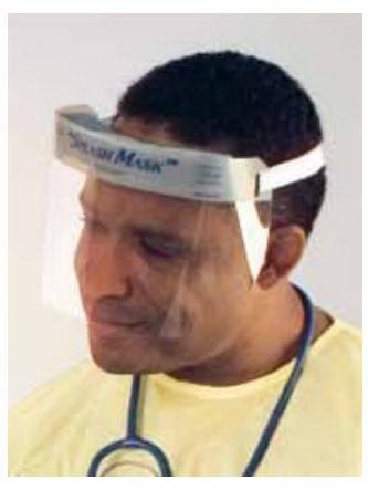 Tech Styles a Division of Encompass Splash Mask Face Shield One Size Fits Most Full Length Antifog Disposable NonSterile - 11000-000