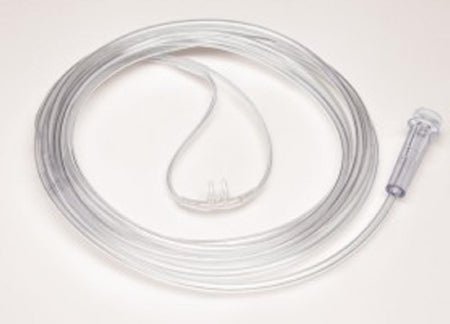 Salter-Style - ETCO2 Nasal Sampling Cannula with O2 Delivery Micro Flow Delivery Pediatric Curved Prong / NonFlared Tip - 1610-7-50