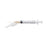 SurGuard - Syringe with Hypodermic Needle 3 mL 25 Gauge 1 Inch Ultra Thin Wall Hinged Safety Needle - SG3-03L2525