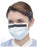 Valumax International ValuMax Ultra 3-in-1 Sensitive Procedure Mask with Eye Shield Pleated Earloops One Size Fits Most Blue - 5673E-SB