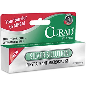 Medline Curad Germ Shield First Aid Antibiotic 0.5 oz. Topical Gel Tube - 88438912327