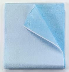 Tidi Products Everyday Stretcher Sheet Flat 40 X 72 Inch Blue Tissue / Poly Disposable - 918372