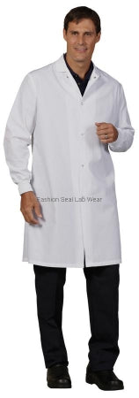 Fashion Seal Uniforms - Lab Coat White Medium Knee Length Reusable - 3419-M
