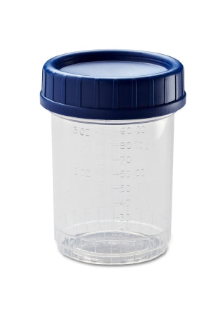 Click-N-Close - Specimen Container for Pneumatic Tube Systems 120 mL (4 oz.) Screw Cap Patient Information OR Sterile - Medline - DYND30389