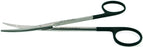 BR Surgical SuperCut - Dissecting Scissors Metzenbaum 7 Inch Length Surgical Grade Stainless Steel NonSterile Finger Ring Handle Curved Blunt Tip / Blunt Tip - BR08-28118SC