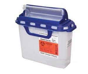 Becton Dickinson Recykleen Sharps Container 10-3/4 H X 12 W X 4-1/2 D Inch 5.4 Quart - 305058