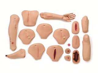 Resusci - Wound Care Assessment Set Male - 300-01050T