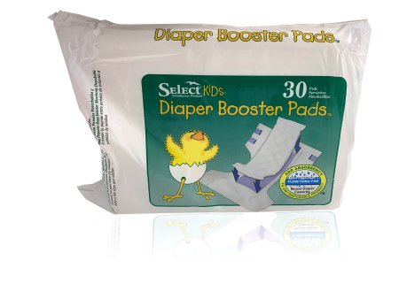 Principle Business Enterprises Select Kids Diaper Booster Pad 3-1/4 X 11-1/2 Inch Moderate Absorbency Polymer Small Unisex Disposable - 2770