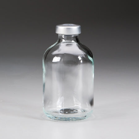 Health Care Logistics Empty Vial 50 ml, With 20mm Silver Cap - 18495