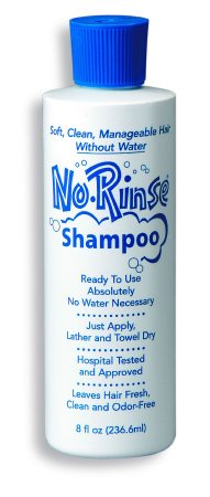 No Rinse - Rinse-Free Shampoo 8 oz. Flip Top Bottle Scented - 07524400100
