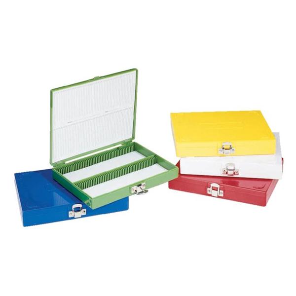 Fisher Scientific Co. Fisherbrand Premium Microscope Slide Storage Box White 100 Pstn 208X175X34Mm Ea - 34485