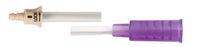 Applied Medical Technologies Mini ONE Connector with Bolus Adapter 2 Inch, Purple - 8-0211