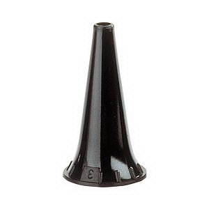 Heine USA - Reusable Tip 3mm, Black, Sanalon S Plastic, Autoclavable up to 134°C, Reusable Tip, Ergonomic Shape For BETA400, BETA200, K180, mini3000, Mini3000 Otoscope - B-000.11.108
