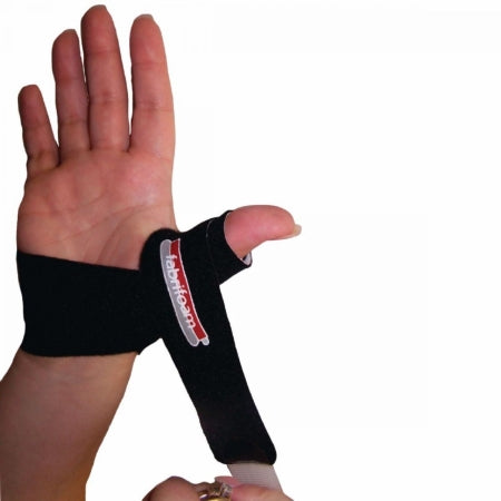 Patterson Medical Supply - Thumb Splint Large Left or Right Hand Black - 56089302