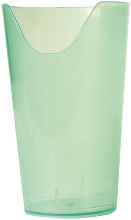 FabLife Nosey Cup - ADL Dysphagia Cup 12 oz. Clear Plastic Reusable - 60-1042