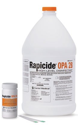 SPS Medical Supply Rapicide OPA/28 OPA High-Level Disinfectant RTU Liquid 1 gal. Jug Max 28 Day Reuse - L02-0127