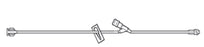 All-Med Extension Set 7 Inch Tubing 1 Port 0.20 mL Priming Volume DEHP-Free, Lipid Resistant - 40-0701