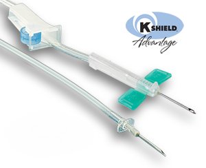 Kawasumi Laboratories K-Shield Advantage Blood Collection Set 16 Gauge 1 Inch Needle Length Safety Needle 36 Inch Tubing Sterile - BA-16S1