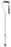 Apex-Carex Healthcare Carex Offset Cane Aluminum 29 to 38 Inch Height Bronze - FGA72800 0000