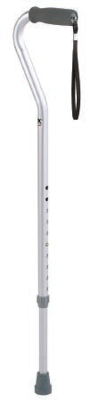 Apex-Carex Healthcare Carex Offset Cane Aluminum 29 to 38 Inch Height Silver - FGA752C0 0000
