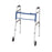 Carex Classics - Dual Release Folding Walker Adjustable Height Aluminum Frame 300 lbs. Weight Capacity 31-3/4 to 37-3/4 Inch Height - FGA87977 0000