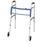 Apex-Carex Healthcare Carex Classics Dual Release Folding Walker Adjustable Height Aluminum Frame 300 lbs. Weight Capacity 31-3/4 to 37-3/4 Inch Height - FGA87977 0000