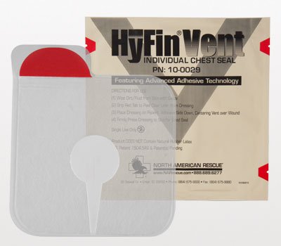 North American Rescue HyFin Vent Chest Seal - 10-0029