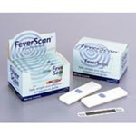 FeverScan - Disposable Forehead Thermometer 94 to 104 °F Line Indicator Display - P430-100