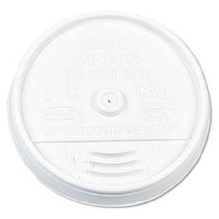 Dart - Drinking Cup Lid White, Plastic, Cold / Hot Applications - 16UL