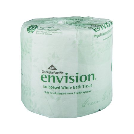 Georgia Pacific Envision Toilet Tissue envision White 1-Ply Standard Size Cored Roll 550 Sheets 4 X 4.05 Inch - 19881/01