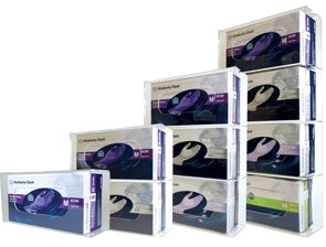 Unimed - Midwest Side Load with Dividers Glove Box Holder Horizontal Mount 2-Box Clear 3-3/4 X 11 X 11-1/4 Inch Acrylic - CGT2061002