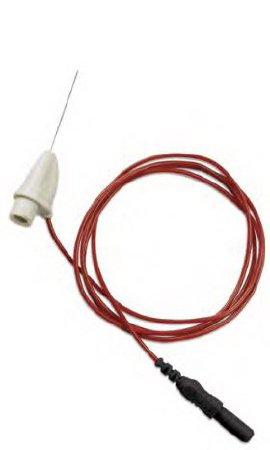TECA Myoject - EMG Needle Electrode with Leadwire Teca MyoJect 27 Gauge X 1 Inch Length X 30 Inch Lead Length Coated Stainless Steel Sterile Sharp Needle Tip Disposable - MJT-2527-LL
