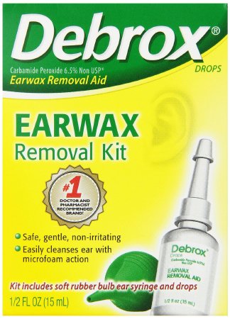 Glaxo Smith Kline Debrox Ear Wax Remover 0.5 oz. Otic Drops 6.5% Strength Carbamide Peroxide - 4203710478