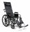 Advantage - Reclining Wheelchair Desk Length Arm Elevating Legrest Black Upholstery 20 Inch Seat Width Adult 300 lbs. Weight Capacity - 3K010330