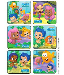Disney - 75 per Unit Bubble Guppies - Scenes Sticker - 1497P