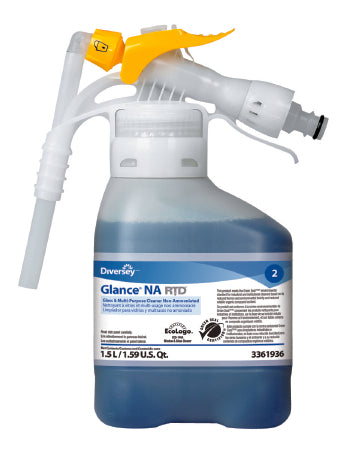 Lagasse Glance NA Glass / Surface Cleaner Non-ammoniated Liquid Concentrate 1.5 Liter Bottle Unscented - DVS93361936