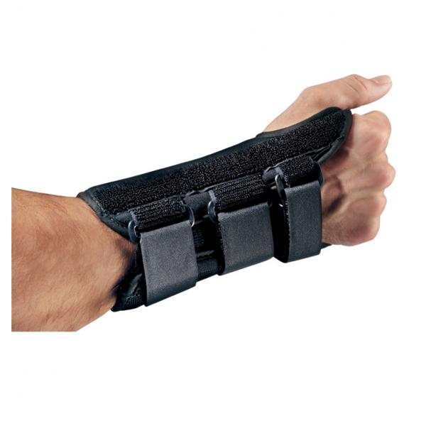 DJO Brace Comfortform Adult Wrist Foam Laminate Black Size 7.5" Small Left Each - 79-87293