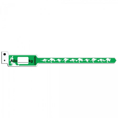KangaBand - Identification Wristband Write On Band Permanent Snap Kilo (kg) - KG470SGR-11-PDJ