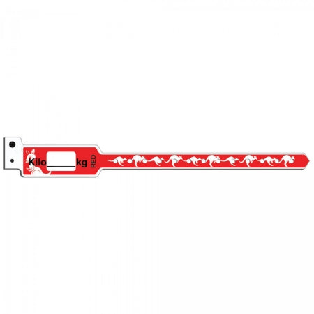 KangaBand - Identification Wristband Write On Band Permanent Snap Kilo (kg) - KG470SRD-11-PDJ