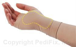 Pedifix Visco-Gel Wrist Support Visco-GEL Right Hand Large - 8020-LR