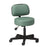 Clinton Industries Standard Series Exam Stool Upholstered Back Pneumatic Height Adjustment 5 Casters Black - 2135-21-23-3BK