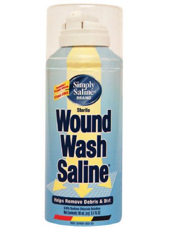 Simply Saline Wound Wash - Wound Cleanser 3 oz. Spray Can Sterile - 02260008553